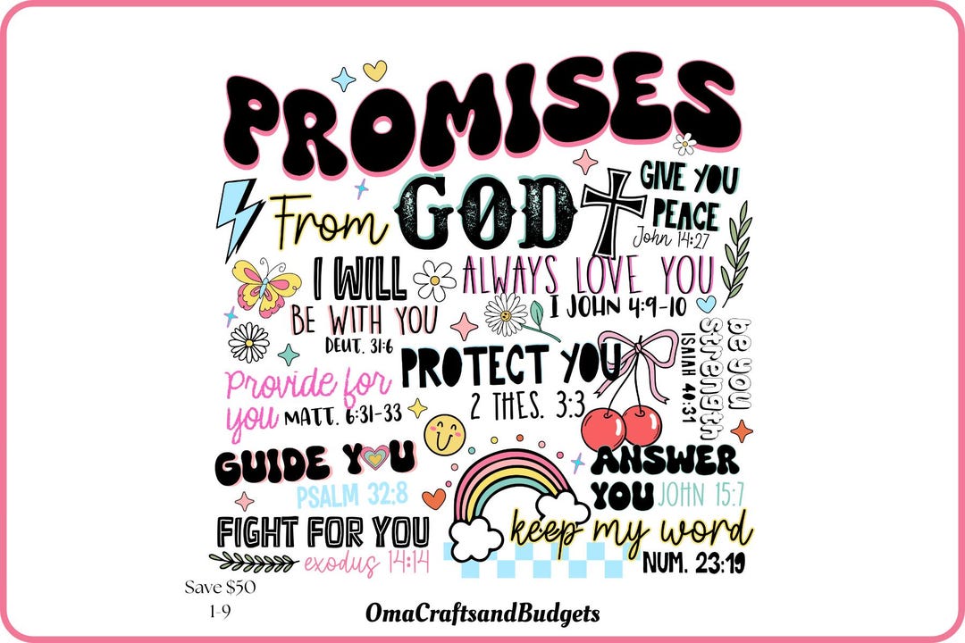 Promises From God Scratch off Challenge Etsy