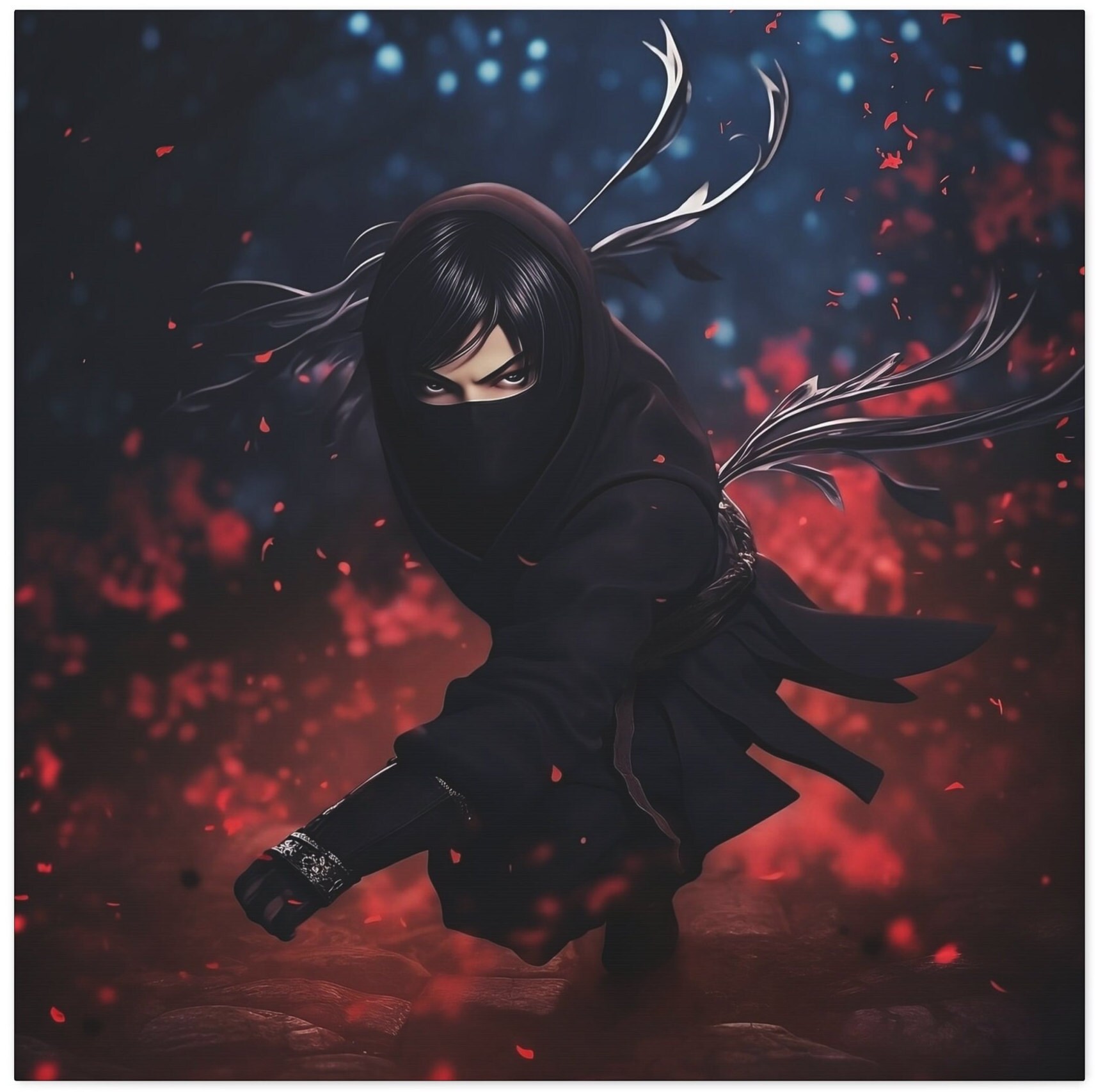 Ninja Girl Posters,Anime Character Posters, High-Definition Character  Murals, Home Decoration Paintings, Wall Art, 60x90cm（24x36inch） No Frame :  Amazon.ca: Home
