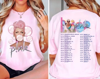 P!nk Pink Singer Summer Carnival 2024 Tour Shirt, Pink Fan Lovers Shirt, Musik Tour 2024 Shirt, Trustfall Album Shirt, Konzert 2024 P!nk Shirt