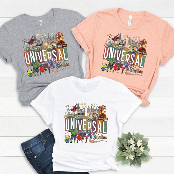 Disney Universal Studios Comfort Colors® Shirt, Disney Trip Family Shirt, Universal Studio Trip Shirt, Disneyworld Shirt, Disneyland Shirt