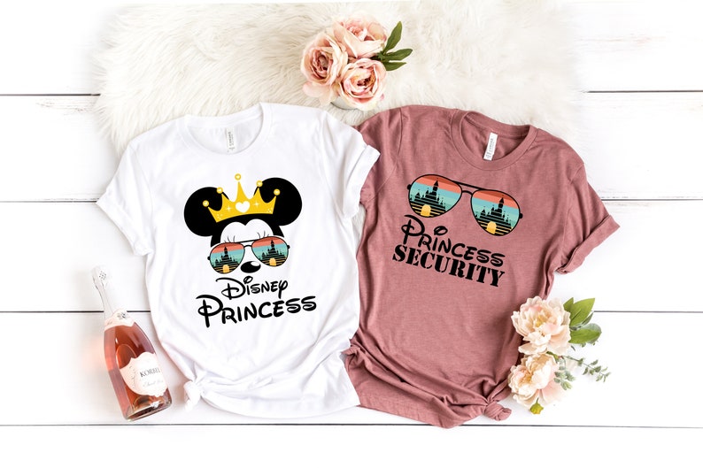 Disney Princess Security Shirts, Disney Princess T-shirt, New Dad ...