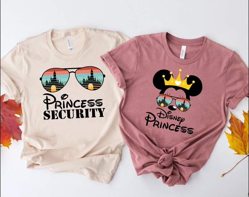 Disney Princess Security Shirts, Disney Princess T-shirt, New Dad ...