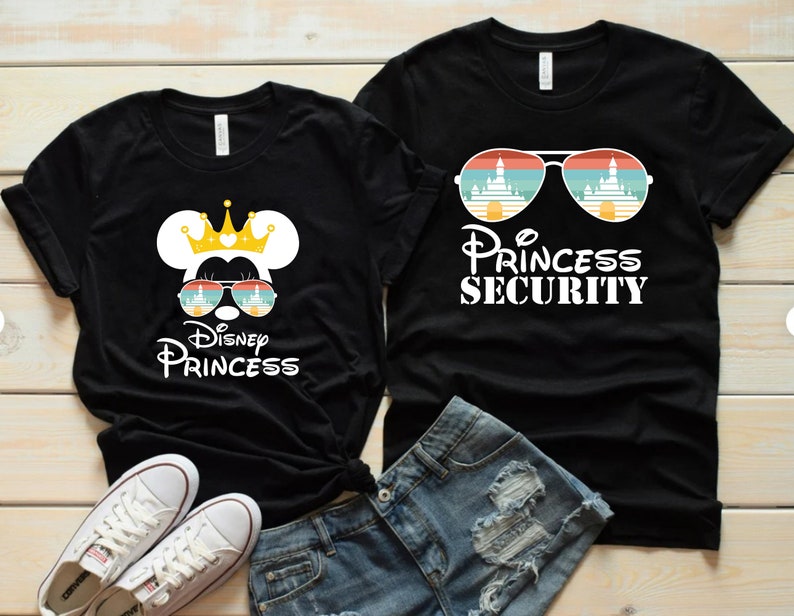 Disney Princess Security Shirts, Disney Princess T-shirt, New Dad ...