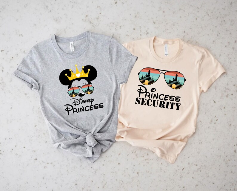 Disney Princess Security Shirts, Disney Princess T-shirt, New Dad ...