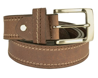 New Classic Genuine Full Grain Leather Belt Australian Seller. Style No: 44012.