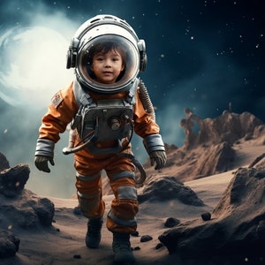 Astronaut Digital Backdrop, Space Suit Photoshop, Spaceman Composite, Digital Background, Photo Background, Photo editing, Instant download