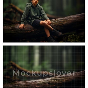 100 Deep Forest Digital Background for creative composite images, forest, tree, digital backdrop, nature, photoshop composite image 5