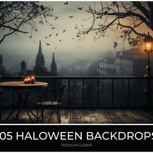 105 Halloween Background Digital, Bundle Halloween Horror Backdrop, Photography Composite, Printable Set