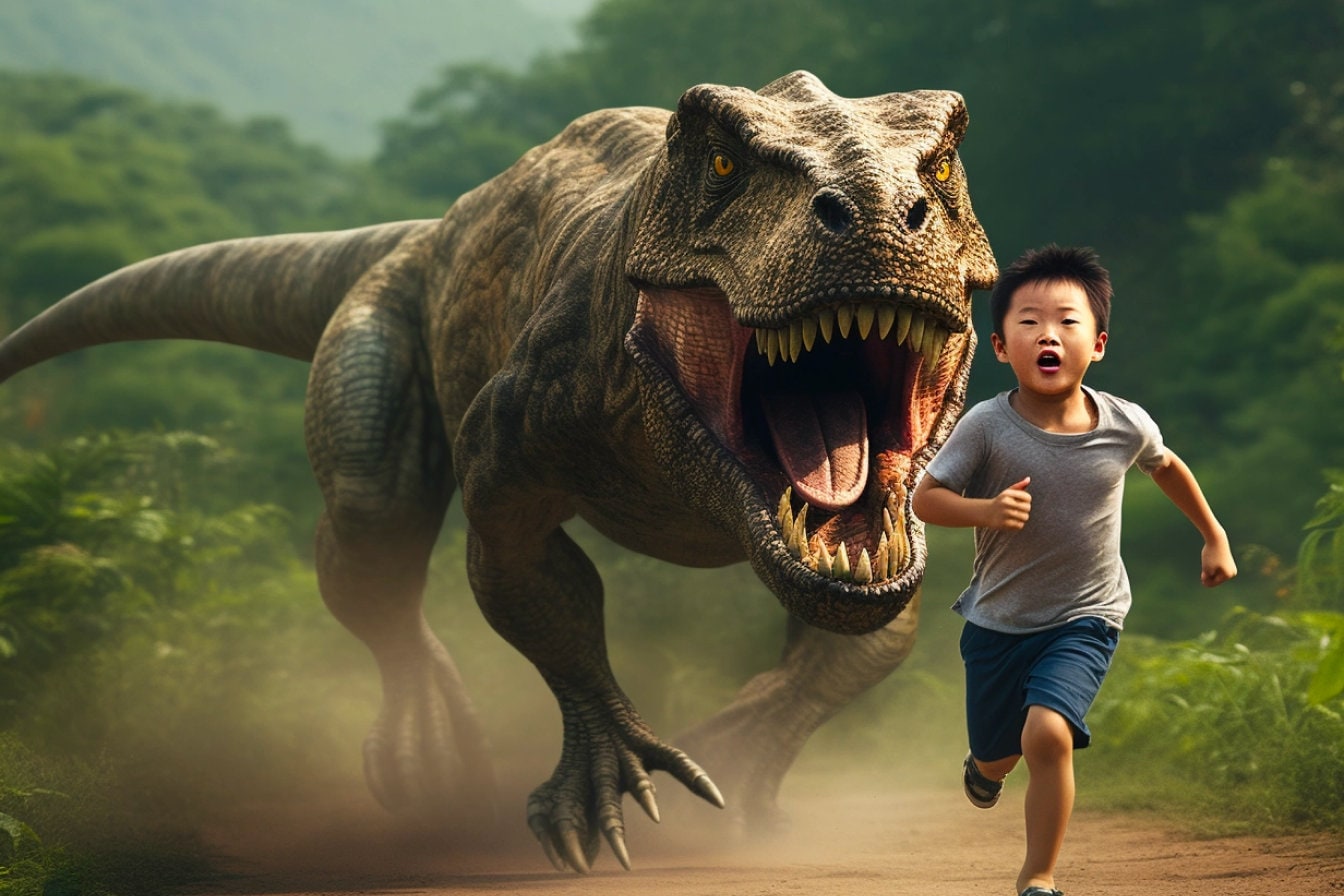 Dinosaur Digital Background, Kids Photo Prop, Photography Composite, Jurassic Backdrop, t-rex, Photoshop Template, Digital Download