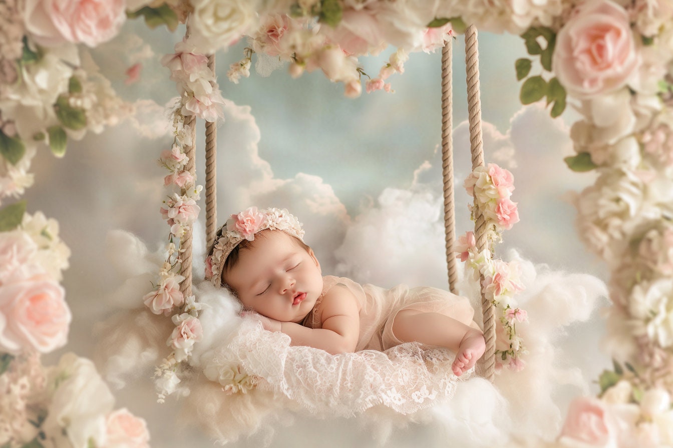 Newborn Flower Studio Digital Background, Newborn Studio Digital, Newborn Backdrop, Photoshop Composite, Creative Imagery, Spring, Gift Card