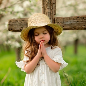 Spring Easter Cross digital background, White Blossom Digital Backdrop, Background Photography, Orchard Blossom, Grass, Nature, Crucifix