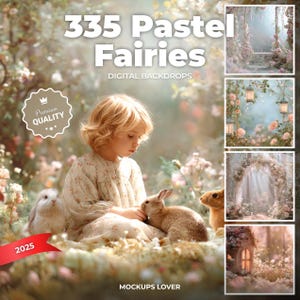Fairytale Digital Backdrops, Enchanted Forest, Woodland, Arches, Magical Background, Children Photography, Creative Composite, Photo Editing