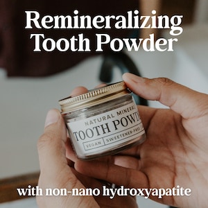 非ナノハイドロキシアパタイト配合 再石灰化歯磨き粉（改訂版） ホリスティック無毒性オーラルケア | フッ素フリー歯磨き粉