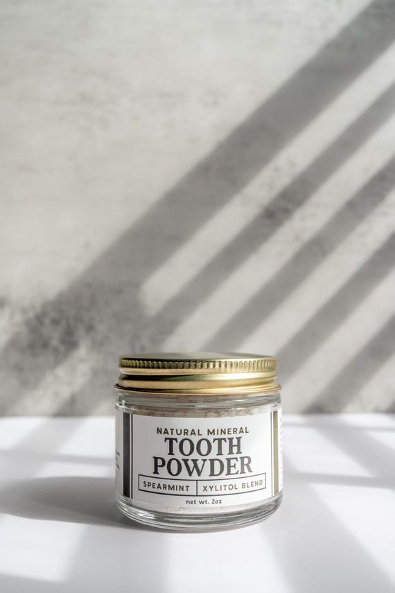 Non-Nano (Micro) Hydroxyapatite Remineralizing Tooth Powder - Holistic Non-Toxic Oral Care - Fluoride Free Toothpaste