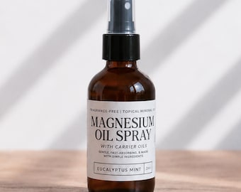 Magnesiumöl Spray mit Trägerölen (nicht wasserbasiert)