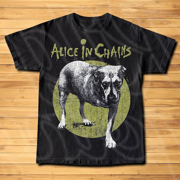 Album Alice In Chains, maglietta, maglietta Alice In Chains, maglietta a fascia, regalo per donna e uomo T-shirt unisex