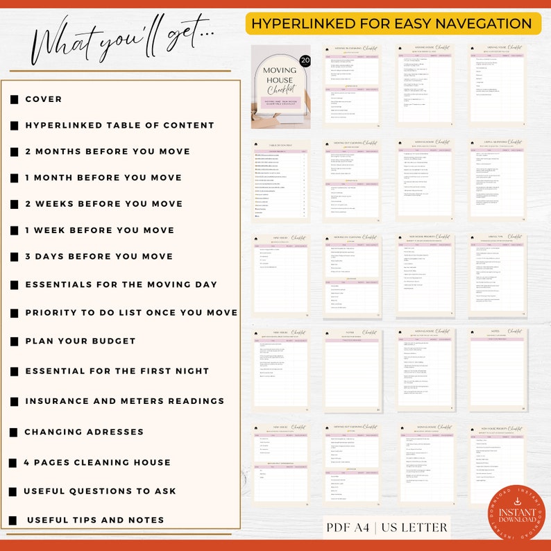 Relocation Checklist Printable Moving Checklist for New Apartment Guide ... - Tiny Home Relocation Checklist Online