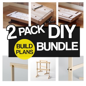 DIY Workbench PDF Plans Garage Work Bench Sawhorse PDF Plans Sawhorse Metric Build Plans Woodworking Plans Bundle