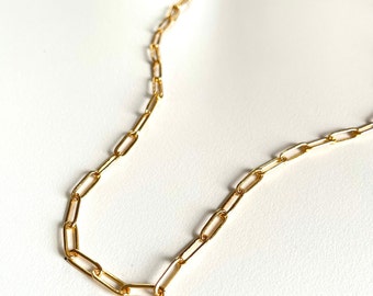 Gold Neclace, Minimalist, Chain Necklace