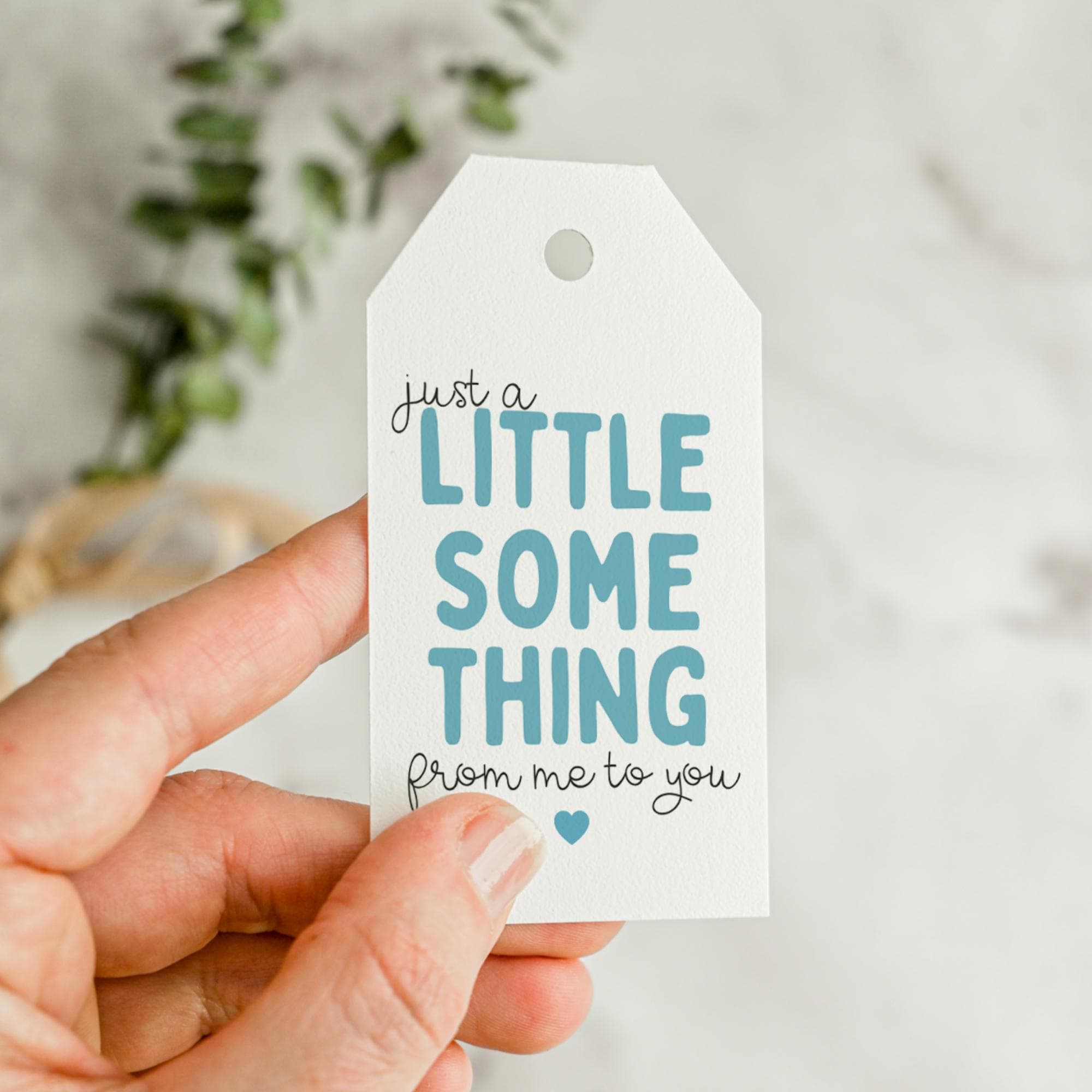 Little Something Gift Tag Printable: Favor Tags (digital Download) - Etsy