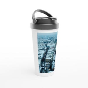 Munich Snowy Christmas Market Stainless Steel Travel Mug