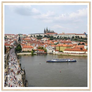 Prague Wall Art, Czech Republic Travel Photography