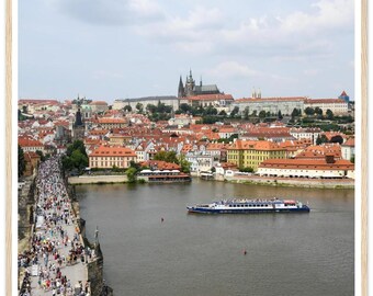 Prag Mauer Kunst, Tschechische Republik Reise Fotografie