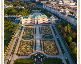Belvedere Palace in Vienna  Wall Art, Austria Travel Photography