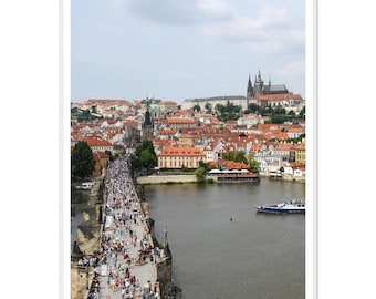 Prag Vertikale Wandkunst, Tschechische Republik Reisefotografie
