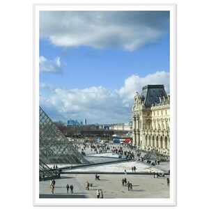 Louvre Museum Wall Art, France Travel Photography