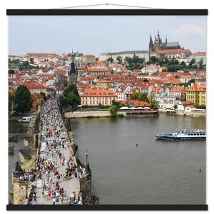 Prague Vertical Poster with Hanger