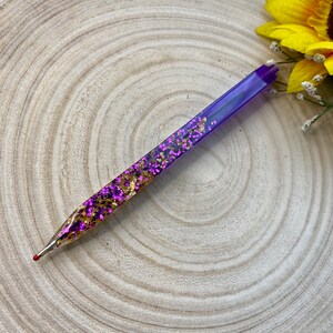 Epoxy resin pen ballpoint pen office supply stationery resin school gift idea handmade fancy pen image 4