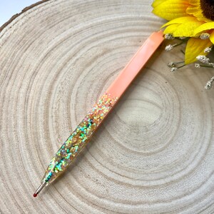 Epoxy resin pen ballpoint pen office supply stationery resin school gift idea handmade fancy pen image 8