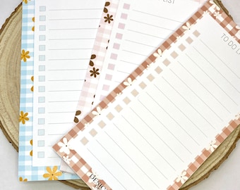 Bloc-notes to do list - petit bloc-notes to do list - check list - daily planner - cadeau - organisation journée