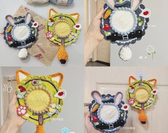 Un-paw-gettable Zootopia-Inspired Coaster Sets | Digital Crochet Pattern