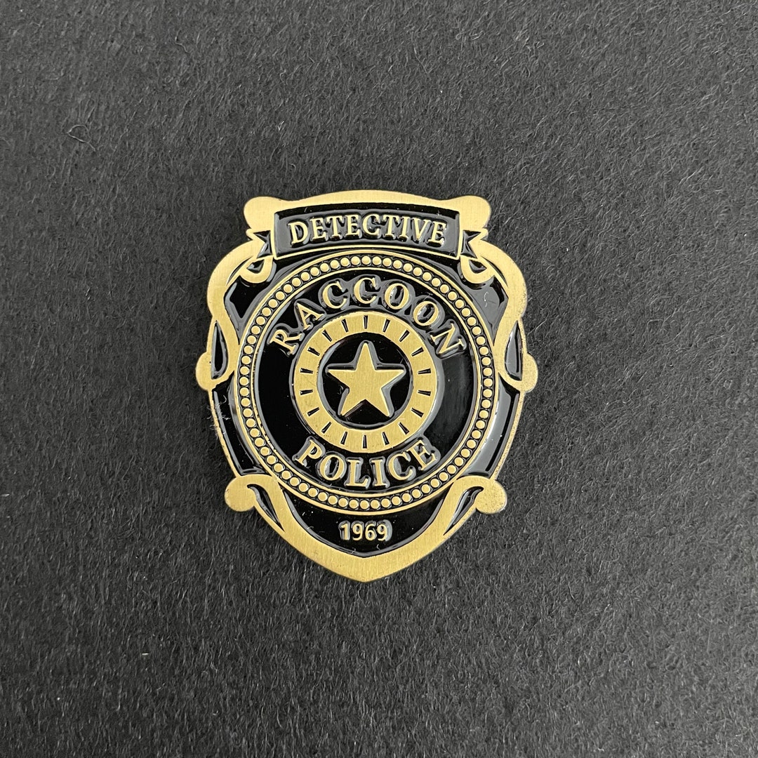Raccoon City Detective Police Badge Leon Cosplay Badge Gift - Etsy