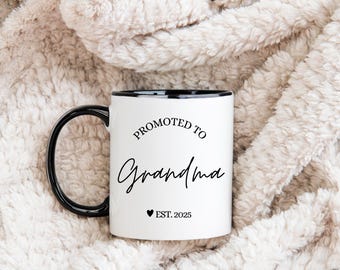 Promoted to Grandma Mug: Pregnancy Announcement Gift