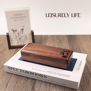 Exquisite Wooden Eyewear cases - Personalized glasses cases - Black Walnut Storage Box - Spectacle Case - Gifts from parents