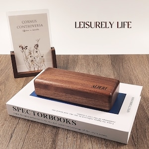 Exquisite Wooden Eyewear cases - Personalized glasses cases - Black Walnut Storage Box - Spectacle Case - Gifts from parents
