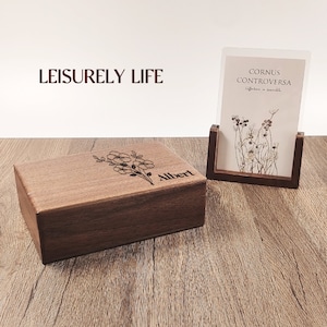 Wood memory box - Personalized Engraved Gift Box - Rustic Wooden Keepsake Box - Baby Memory Box - Newborn Baby Memories -Wooden member box
