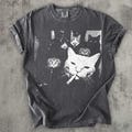 Funny Gangster Cat Shirt, Meme Cats Graphic Tee, Vintage Cat Lover Shirt, Funny Cat Meme Tee, Edgy Cat Shirt, Cat Dad Gift, Cat Mom Shirt