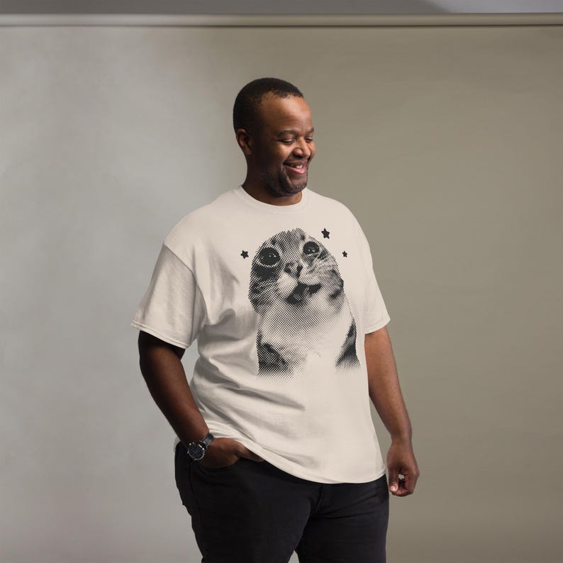 Funny Y2k Retro Cat Meme T-shirt, Silly Cats Shirt, Vintage Retro Shirts, Cats lover Gift, Meme Tshirt, Unisex Cotton, Kitten Tee