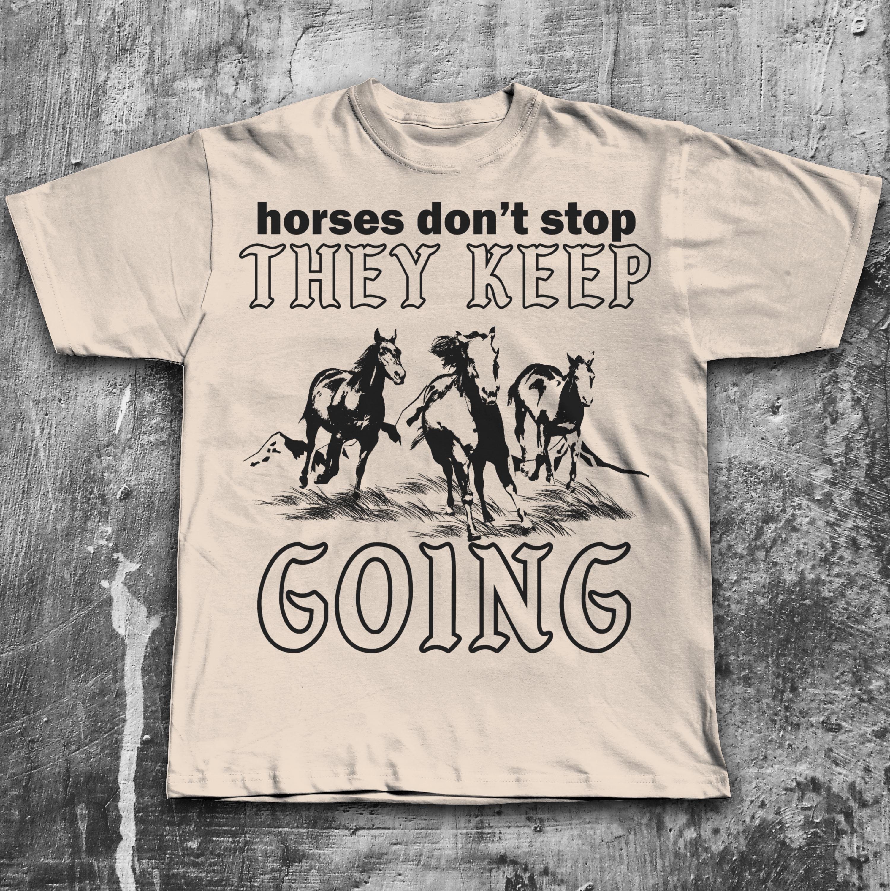 トップス labyrins Dont Cry Horse Tshirt Labyrins Dont Cry Horse Tshirt White | Shury