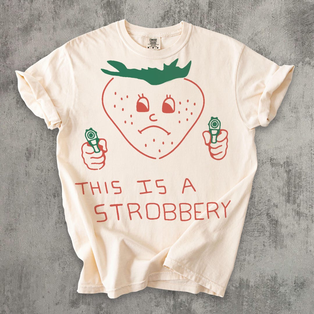 This is Strobbery Funny T-shirt, Retro Strawberry Shirt, Vintage ...