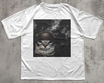 T-shirt Humour Nerd Avec Chat - Plusieurs Tailles, Neuf Avec étiquette