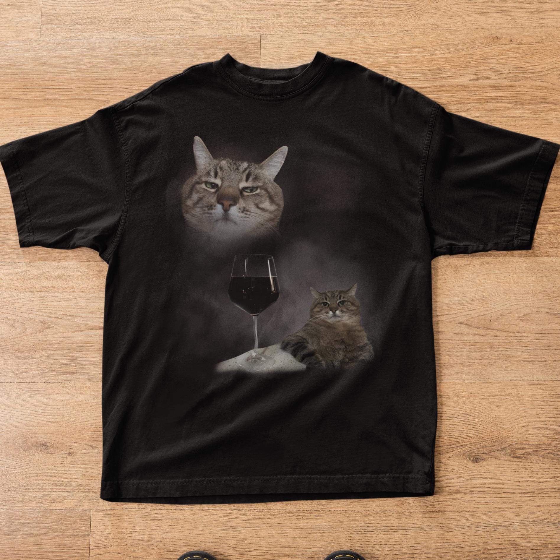 Funny Wine Cat Dank Meme Tee Shirt Gift for Woman and Man, Unhinged ...