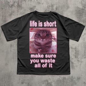 Funny Cat Meme T-shirt, Cats Dank Memes Tee, Freaky Unhinged Tshirt, Silly Cats Tee, Inappropriate T Shirt, Goofy Ahh tees, Gift for Woman