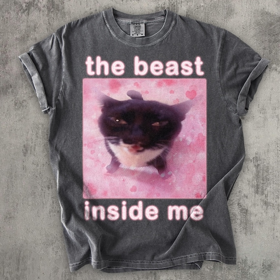 T-shirt casual da uomo per gli amanti dei gatti T-shirt in cotone