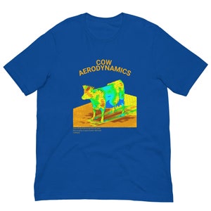 Cow Aerodynamics Shirt, Funny Meme Shirt, Funny Nerdcore Shirt, Nerdy Clothes, Physics Lover Gift, Physics Nerd Shirt, Meme Tshirt, Gift