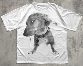 Y2k Retro Sus Dog T-shirt, Vintage Graphic Tee, Silly Dogs Shirt 
